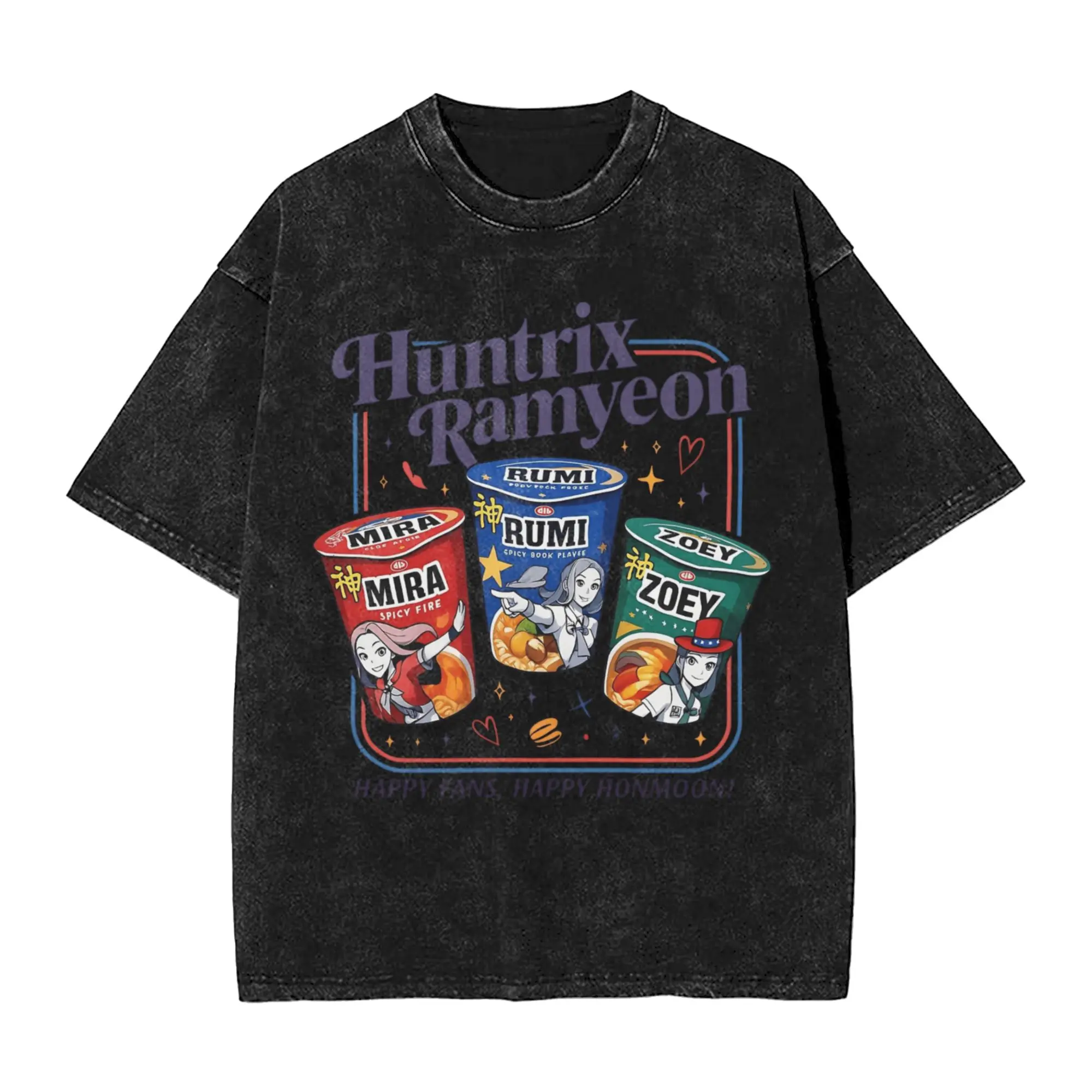 Anime Kawaii KPop Demon Hunters Ramyeon T-Shirt