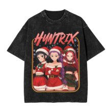 Christmas Anime KPop Demon Hunters Huntrix Kawaii T-Shirt Christmas Anime KPop Demon Hunters Huntrix Kawaii T-Shirt