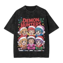 Christmas Kawaii KPop Demon Hunters T-Shirt Christmas Kawaii KPop Demon Hunters T-Shirt