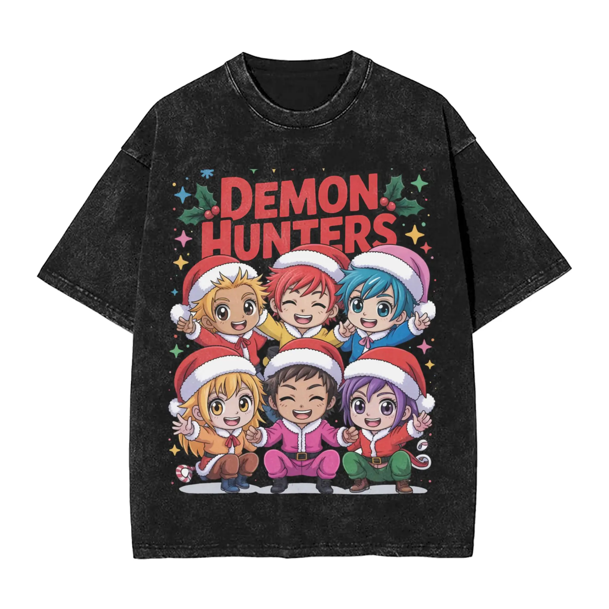 Christmas Kawaii KPop Demon Hunters T-Shirt