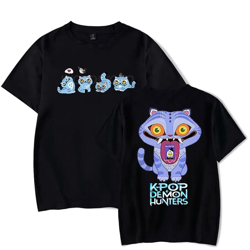 Kawaii KPop Demon Hunters Anime Character T-Shirt