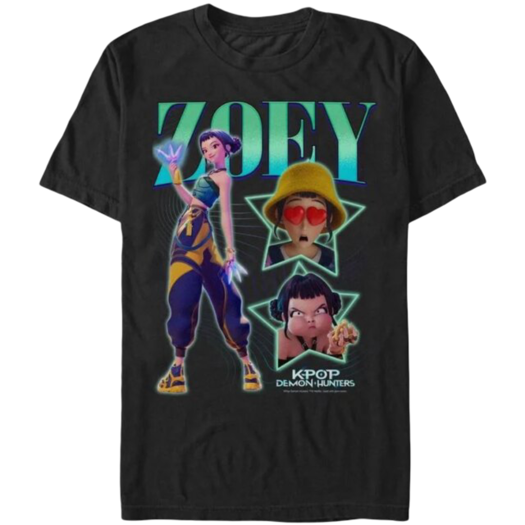 Kawaii KPop Demon Hunters Zoey Casual T-Shirt