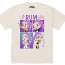 Anime Kawaii KPop Demon Hunters Rumi Short Sleeve T-Shirt Anime Kawaii KPop Demon Hunters Rumi Short Sleeve T-Shirt