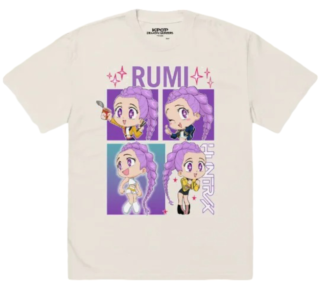 Anime Kawaii KPop Demon Hunters Rumi Short Sleeve T-Shirt
