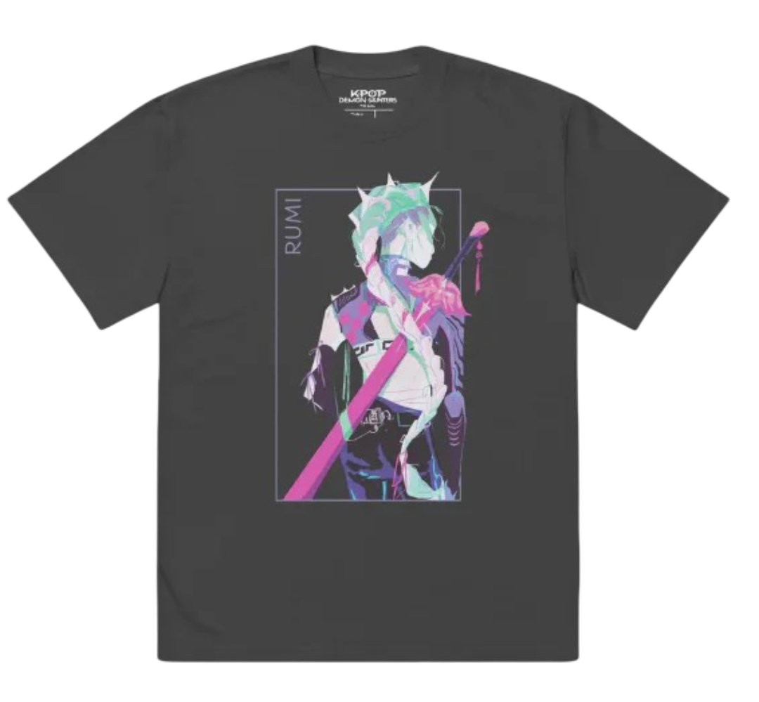 Kawaii Anime KPop Demon Hunters Rumi Short Sleeve T-Shirt