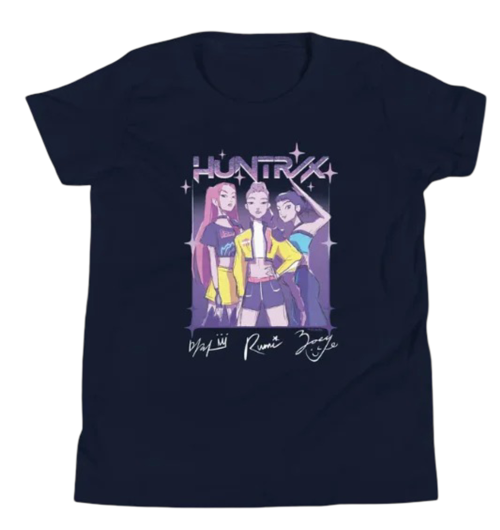 KPop Anime Demon Hunters Kawaii Huntrix Short Sleeve T-Shirt