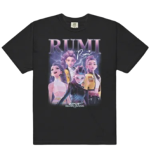 Anime KPop Demon Hunters Kawaii Rumi Casual T-Shirt Anime KPop Demon Hunters Kawaii Rumi Casual T-Shirt