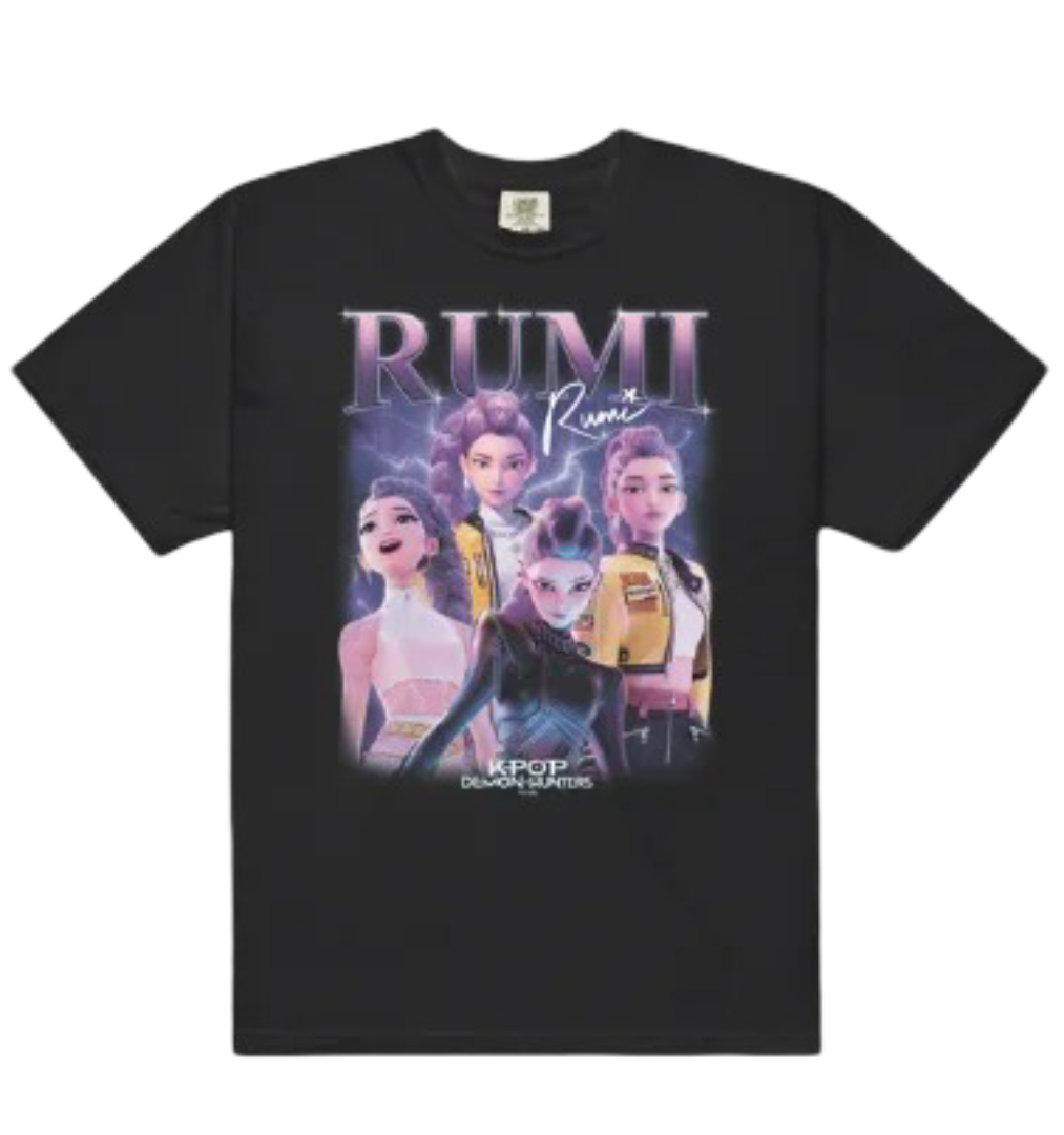 Anime KPop Demon Hunters Kawaii Rumi Casual T-Shirt Anime KPop Demon Hunters Kawaii Rumi Casual T-Shirt