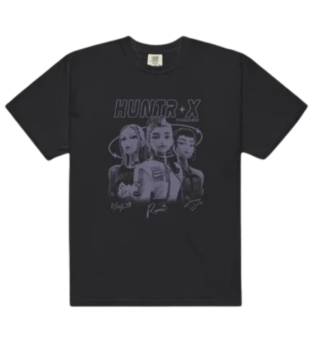 Kawaii KPop Demon Hunters Huntrix Casual Short Sleeve T-Shirt