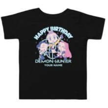 Kawaii KPop Demon Hunters Character Polyester T-Shirt Kawaii KPop Demon Hunters Character Polyester T-Shirt