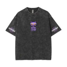 Kawaii KPop Demon Hunters Derpy Tiger Printed T-Shirt Kawaii KPop Demon Hunters Derpy Tiger Printed T-Shirt