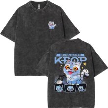 KPop Demon Hunters Derpy Tiger Kawaii T-Shirt KPop Demon Hunters Derpy Tiger Kawaii T-Shirt