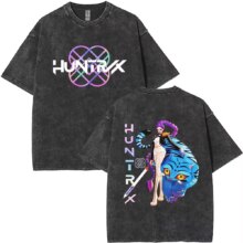 Kawaii KPop Demon Hunters Huntrix Derpy Tiger T-Shirt Kawaii KPop Demon Hunters Huntrix Derpy Tiger T-Shirt