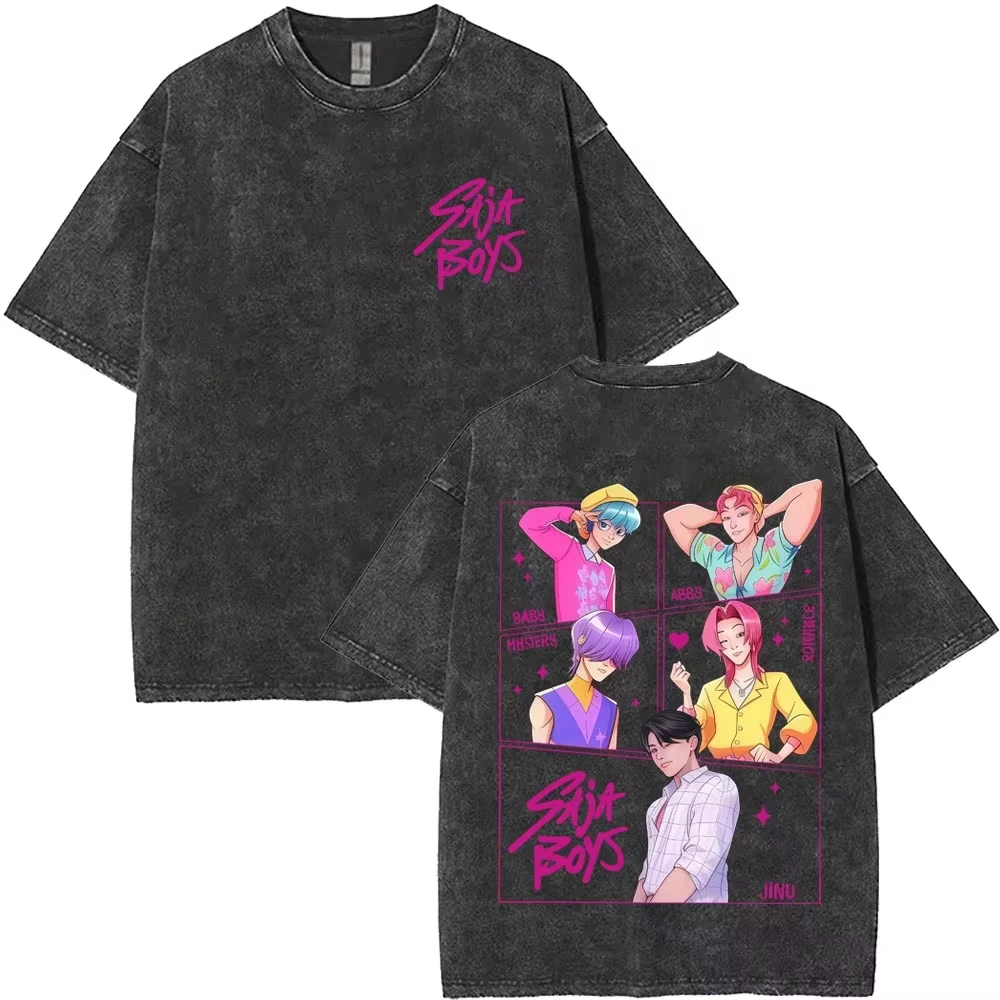 Anime KPop Demon Hunters Saja Boys Kawaii T-Shirt