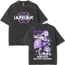 Kawaii KPop Demon Hunters Huntrix Anime T-Shirt Kawaii KPop Demon Hunters Huntrix Anime T-Shirt