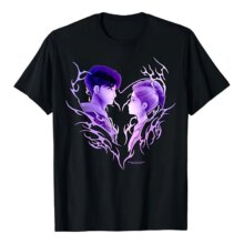 Kawaii KPop Demon Hunters Jinu And Rumi T-Shirt Kawaii KPop Demon Hunters Jinu And Rumi T-Shirt