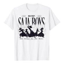 Kawaii KPop Demon Hunters Saja Boys White T-Shirt Kawaii KPop Demon Hunters Saja Boys White T-Shirt