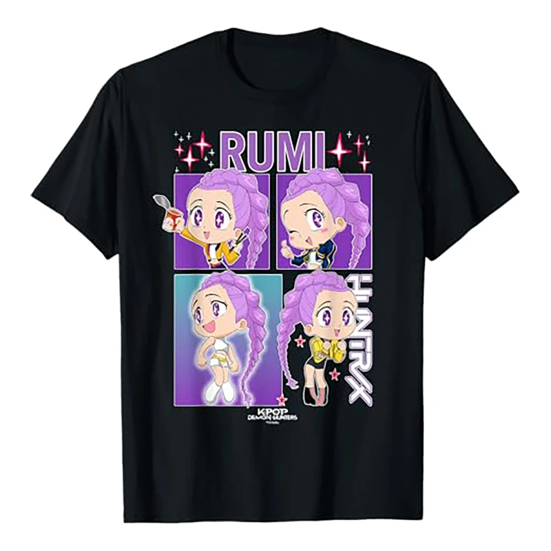 Kawaii KPop Demon Hunters Rumi Print T-Shirt