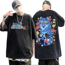 Kawaii KPop Anime Demon Hunters Derpy Tiger T-Shirt Kawaii KPop Anime Demon Hunters Derpy Tiger T-Shirt