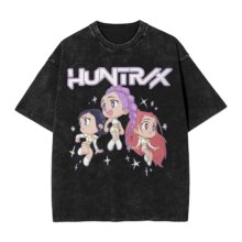 KPop Demon Hunters Anime Huntrix Kawaii Graphic T-Shirt KPop Demon Hunters Anime Huntrix Kawaii Graphic T-Shirt