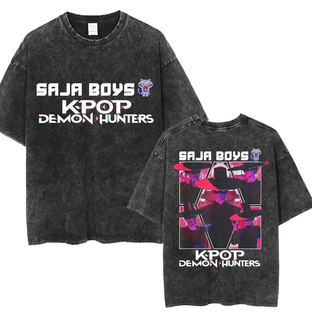Kawaii KPop Demon Hunters Saja Boys Girls T-Shirt