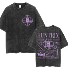 Kawaii KPop Demon Hunters Huntrix Logo T-Shirt Kawaii KPop Demon Hunters Huntrix Logo T-Shirt