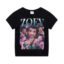 Kawaii KPop Anime Demon Hunters Zoey T-Shirt Kawaii KPop Anime Demon Hunters Zoey T-Shirt