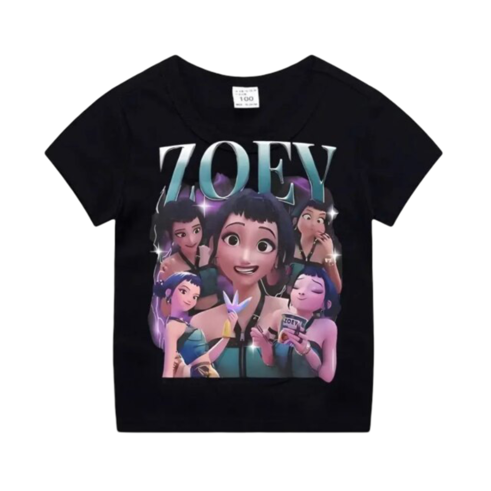 Kawaii KPop Anime Demon Hunters Zoey T-Shirt