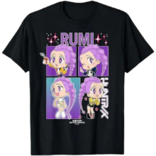 Kawaii KPop Anime Demon Hunters Rumi T-Shirt Kawaii KPop Anime Demon Hunters Rumi T-Shirt