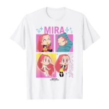 Kawaii KPop Demon Hunters Mira Short Sleeve T-Shirt Kawaii KPop Demon Hunters Mira Short Sleeve T-Shirt