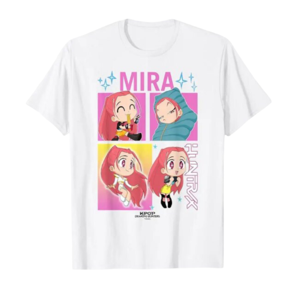 Kawaii KPop Demon Hunters Mira Short Sleeve T-Shirt