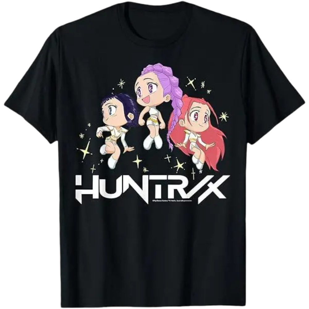 KPop Anime Demon Hunters Kawaii Huntrix T-Shirt
