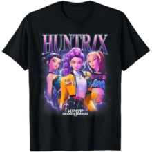 Kawaii KPop Anime Demon Hunters Huntrix T-Shirt Kawaii KPop Anime Demon Hunters Huntrix T-Shirt