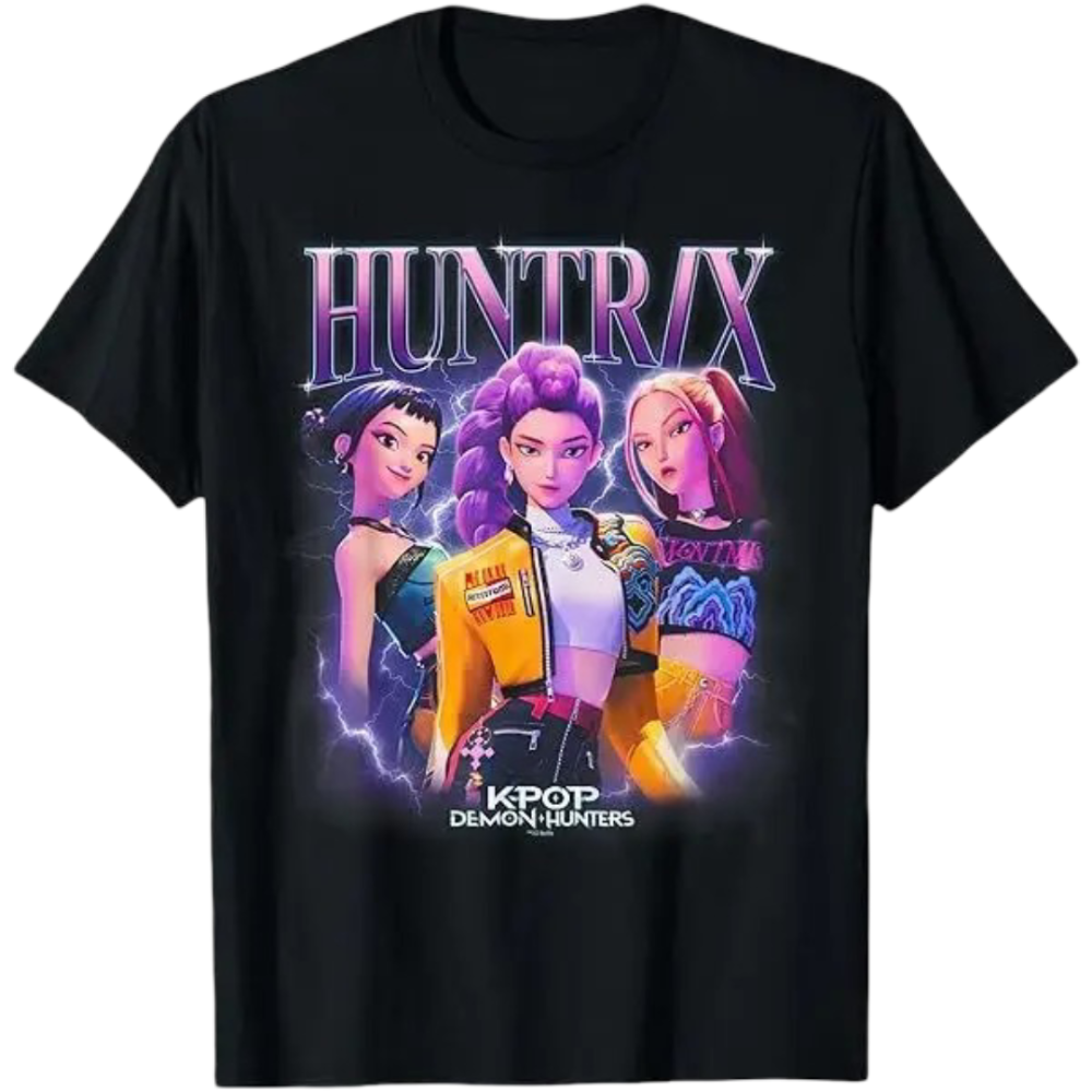 Kawaii KPop Anime Demon Hunters Huntrix T-Shirt