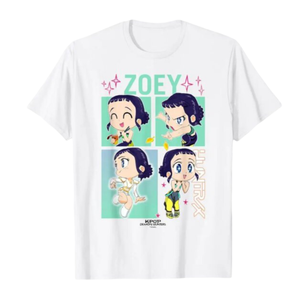 Anime KPop Demon Hunters Zoey Kawaii T-Shirt
