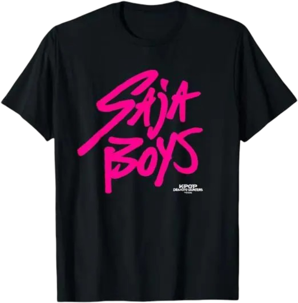 Kawaii Anime KPop Demon Hunters Saja Boys Casual T-Shirt Kawaii Anime KPop Demon Hunters Saja Boys Casual T-Shirt