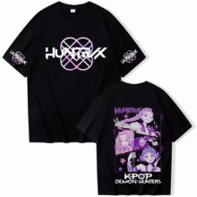 Kpop Demon Hunter Graphic T-shirt Unisex Comfortable Breathable Round Neck Short Sleeve Tops Street Popular Hip Hop Y2K Clothes Kpop Demon Hunter Graphic T-shirt Unisex Comfortable Breathable Round Neck Short Sleeve Tops Street Popular Hip Hop Y2K Clothes