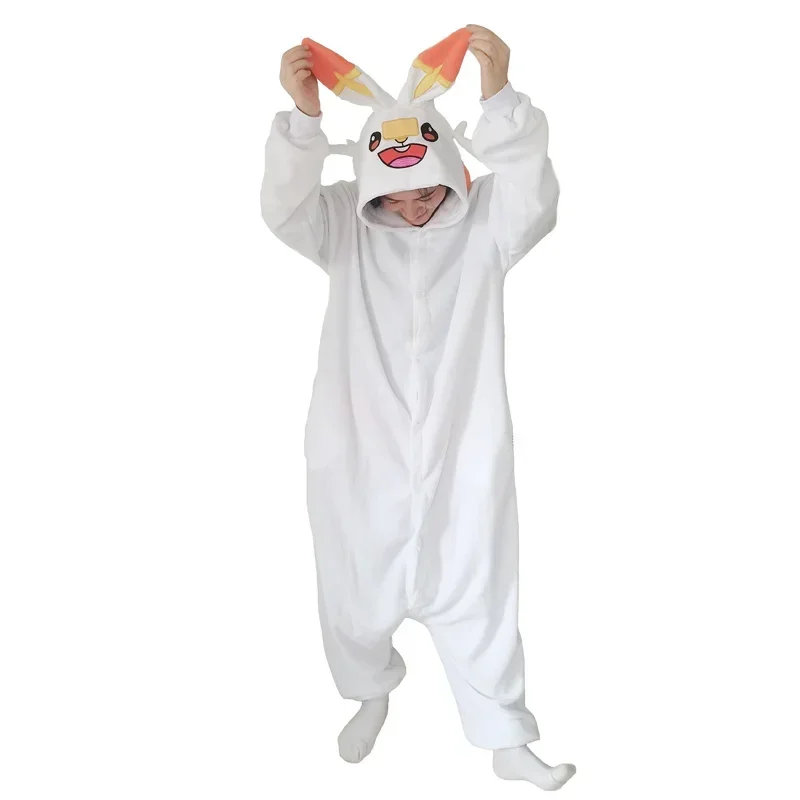 Kawaii Anime Pokemon Scorbunny Cosplay Costume