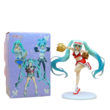 18cm Kawaii Hatsune Miku Cheerleader Toy With Box 18cm Kawaii Hatsune Miku Cheerleader Toy With Box