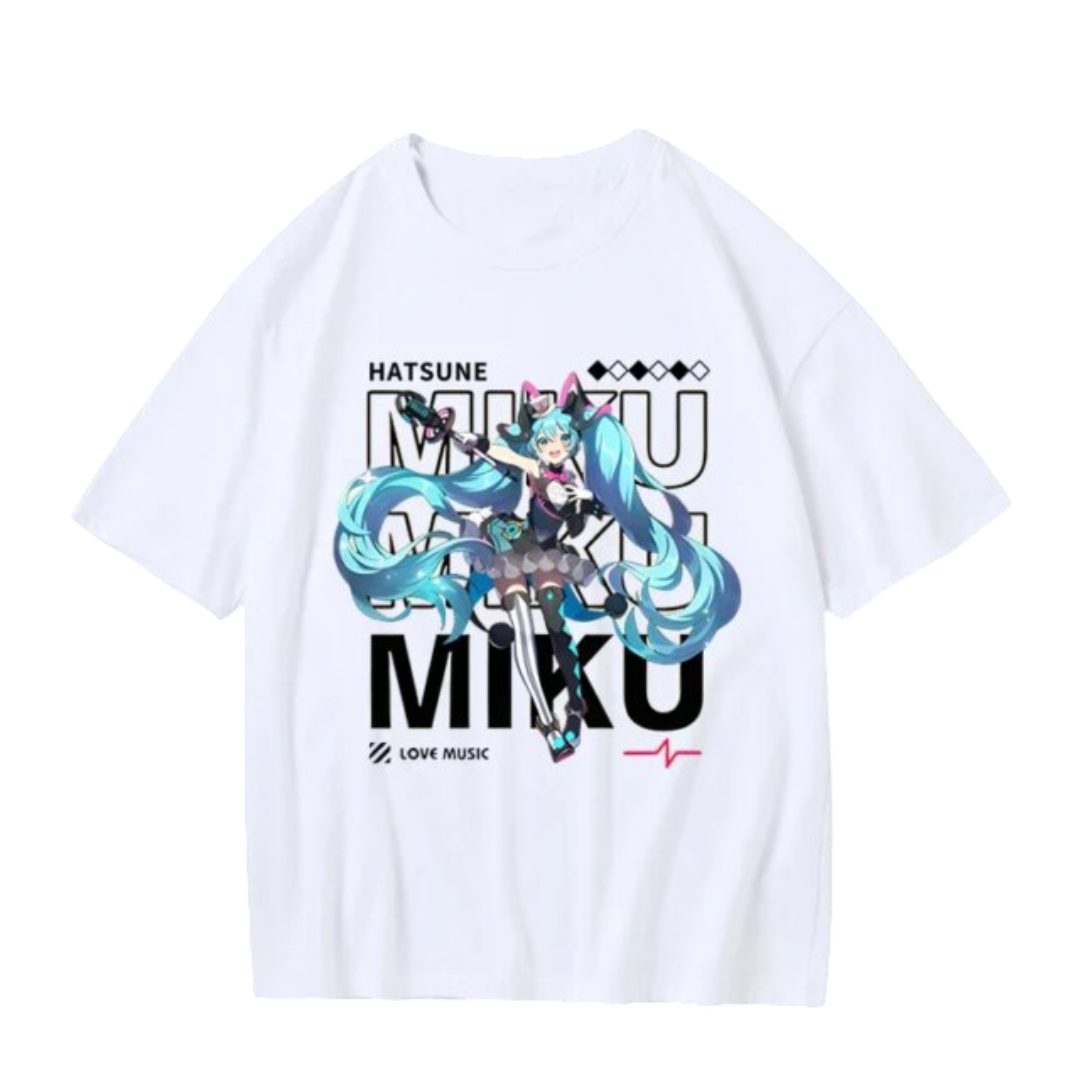 Hatsune Miku Anime Kawaii T-Shirt