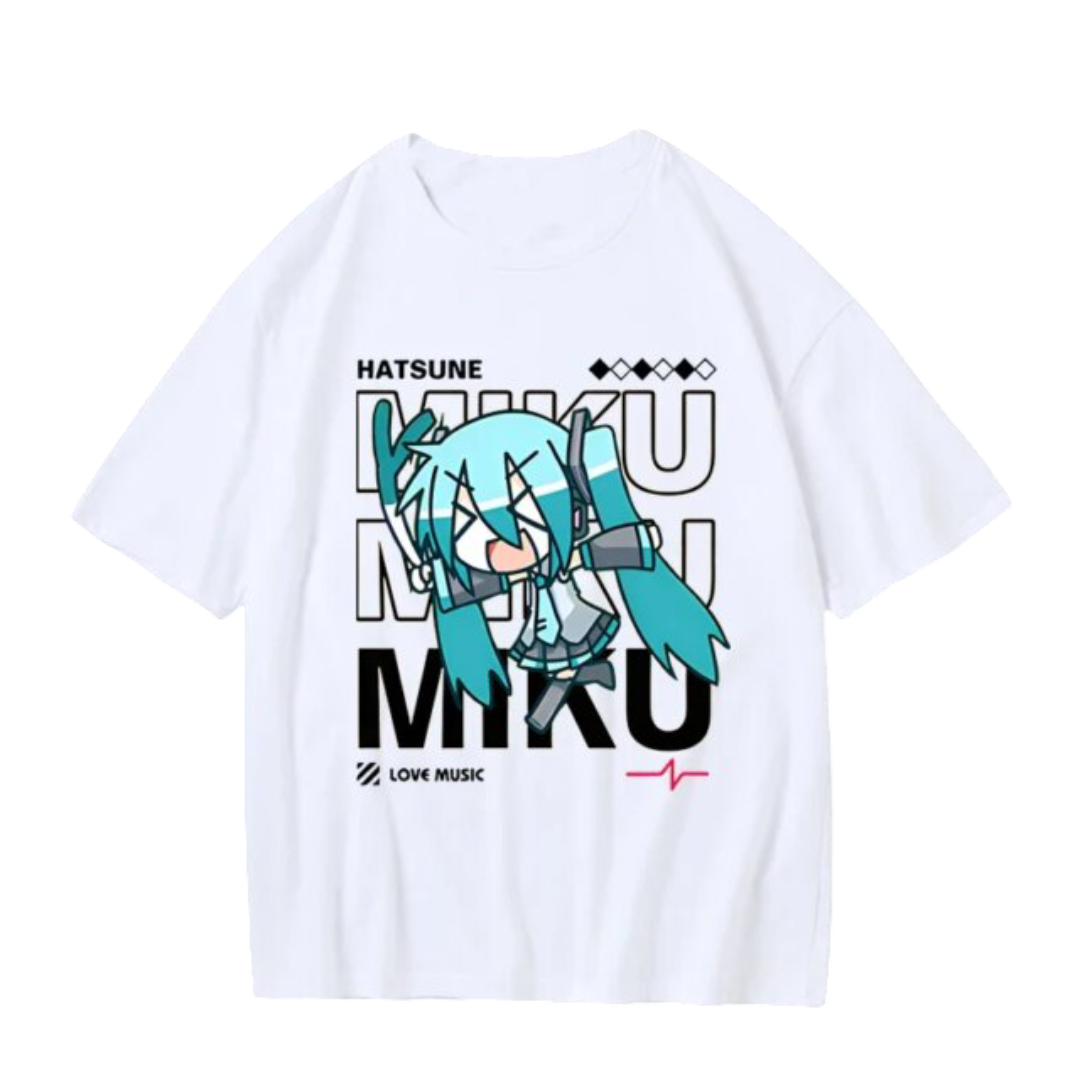 Hatsune Miku Anime Kawaii T-Shirt