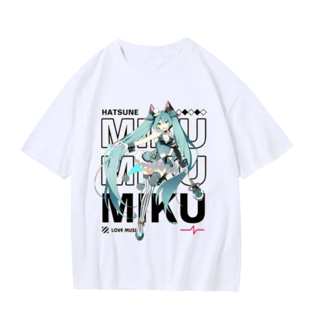 Hatsune Miku Anime Kawaii T-Shirt
