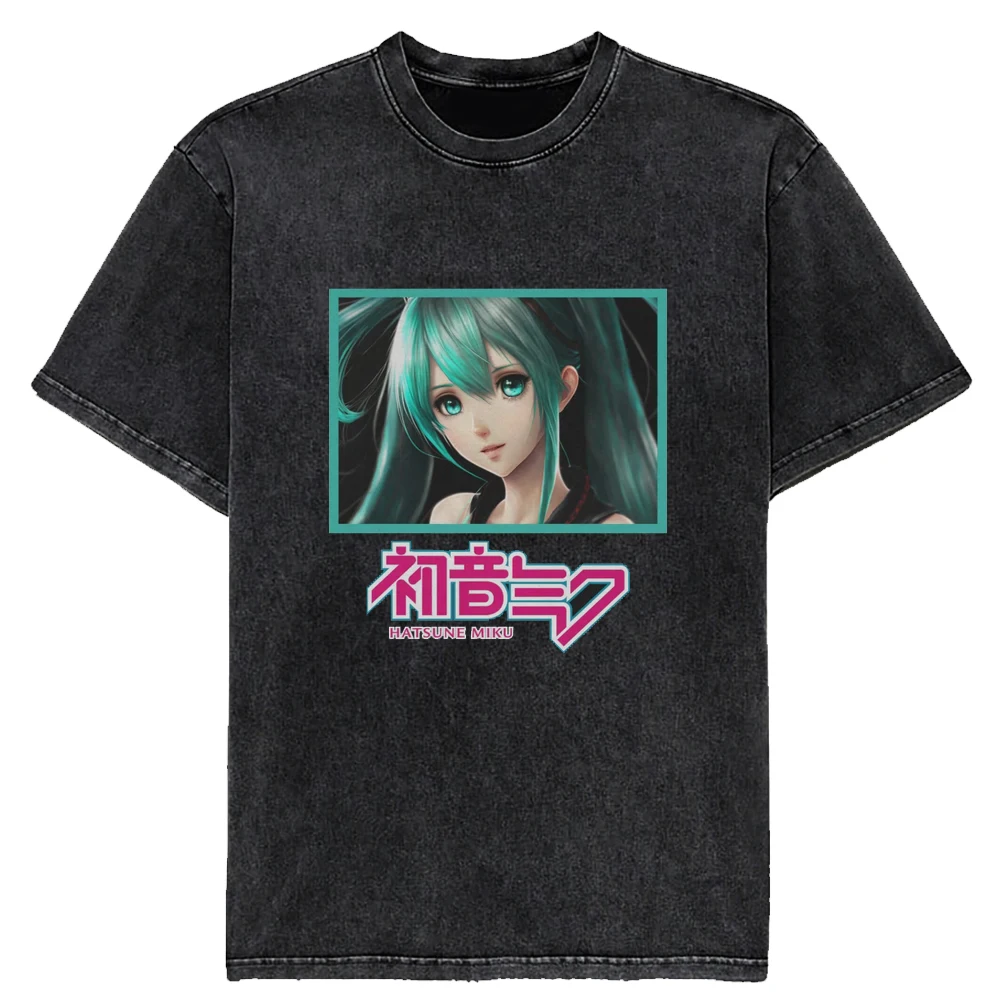 Kawaii Anime Hatsune Miku Printed T-Shirt