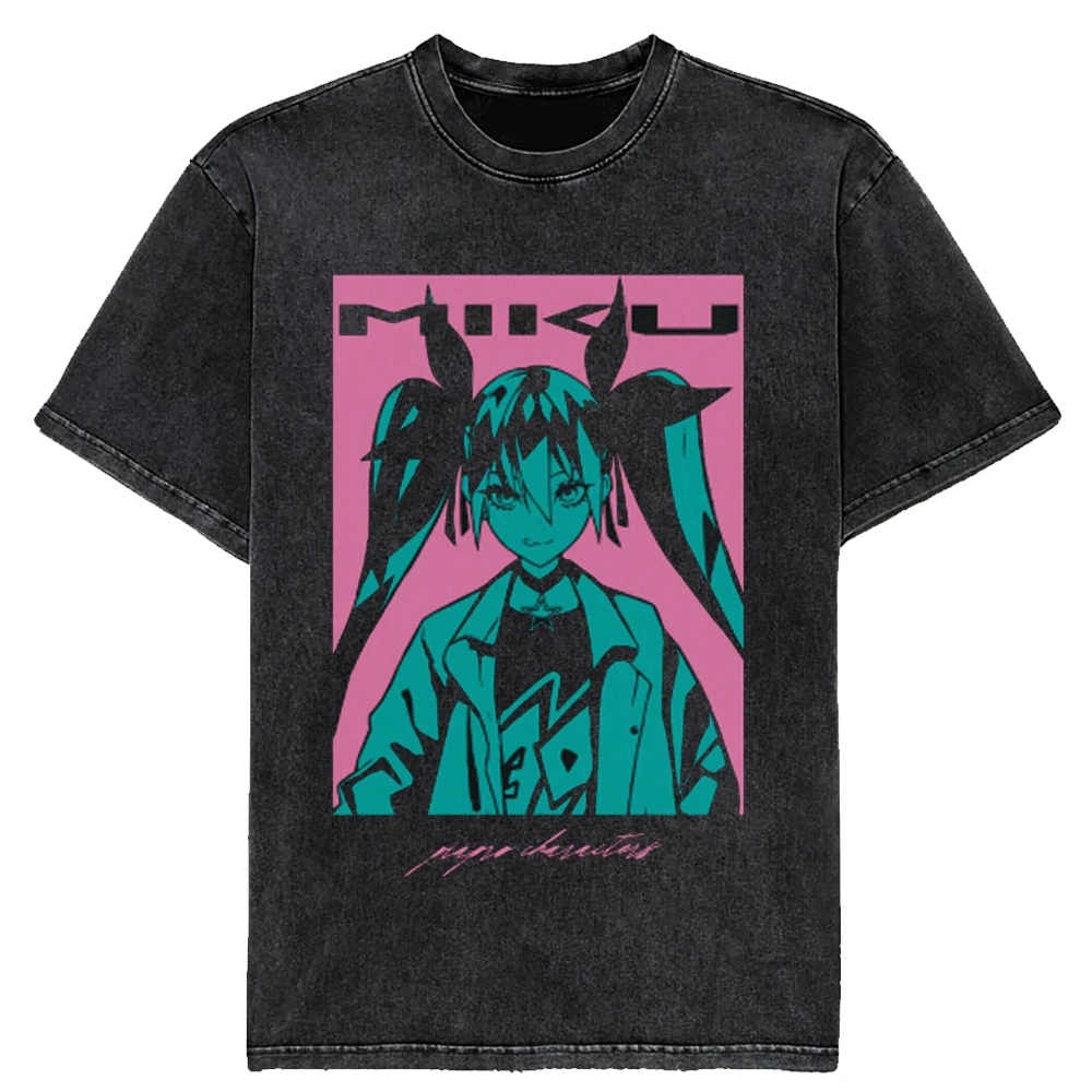 Kawaii Anime Hatsune Miku Printed T-Shirt