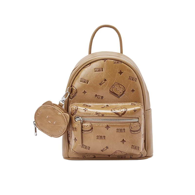 Kawaii Cartoon Pusheen Cat Print Backpack With Coin Purse Kawaii Cartoon Pusheen Cat Print Backpack With Coin Purse