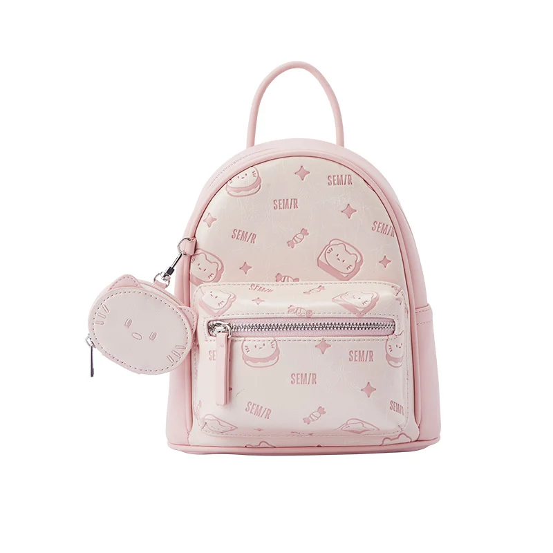 Kawaii Cartoon Pusheen Cat Print Backpack With Coin Purse Kawaii Cartoon Pusheen Cat Print Backpack With Coin Purse