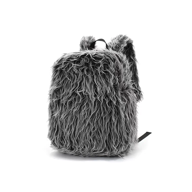 Faux Fur Kawaii Backpack For Women