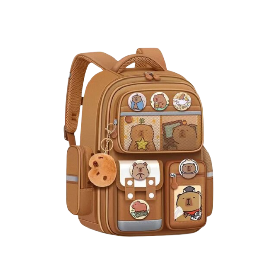 Kawaii Capybara Waterproof Backpack