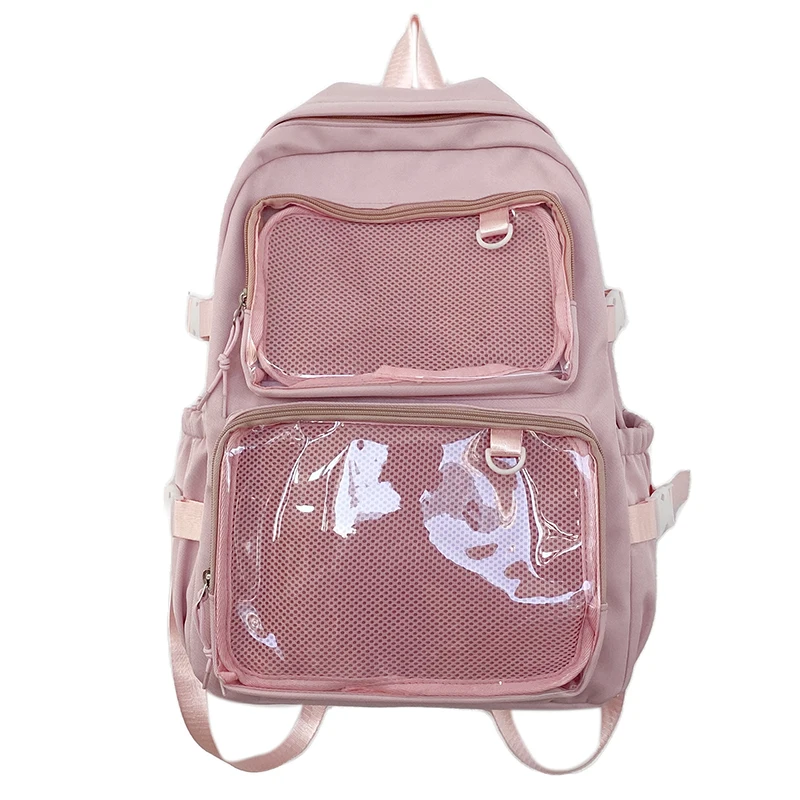 Kawaii Transparent Large Capacity Backpack