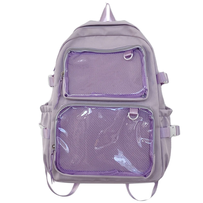 Kawaii Transparent Large Capacity Backpack